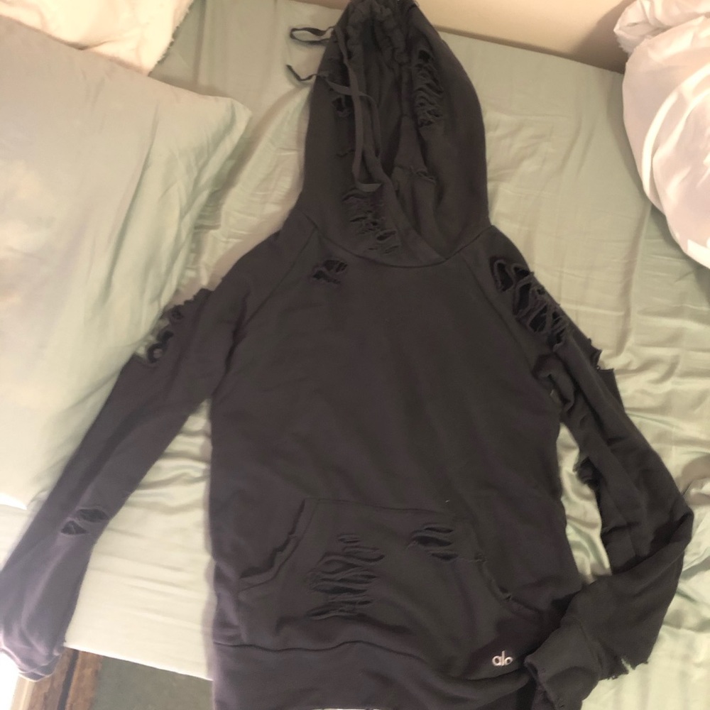 Alo Yoga Ripped Hoodie